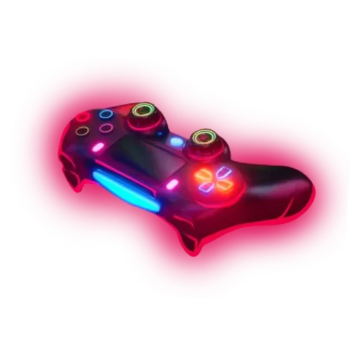 Manette de jeu éclairée