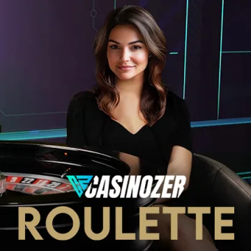 Casinozer Roulette, table en direct avec croupière
