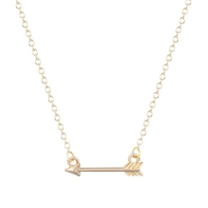 Collier fleche doree