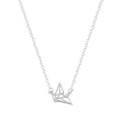COLLIER ORIGAMI ARGENT