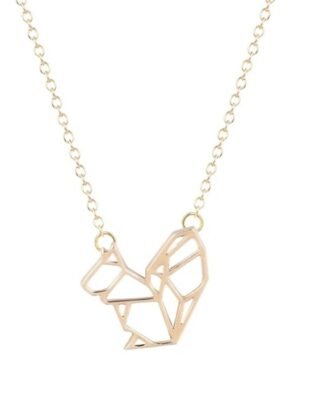Collier écureuil dore bijoux plaqué or