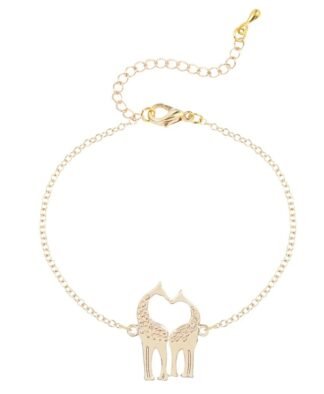 bracelet giraffe doré