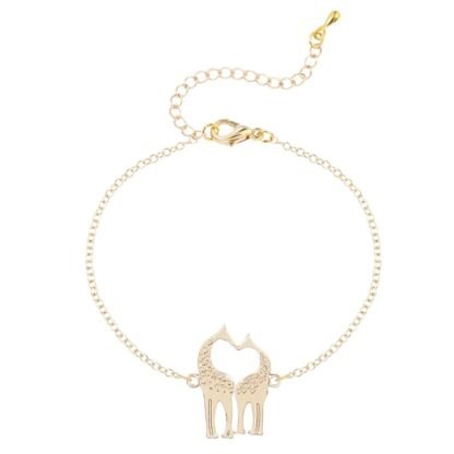 bracelet giraffe doré