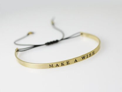 Bracelet porte bonheur manchette make a wish – Image 3