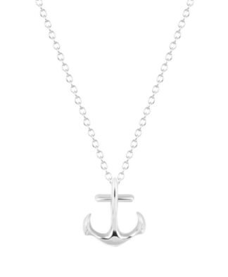 collier ancre argent bijoux argente