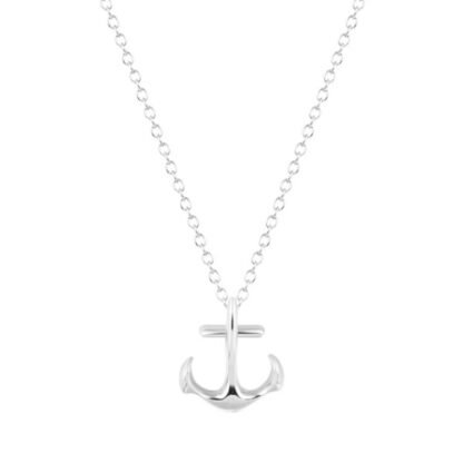 collier ancre argent bijoux argente