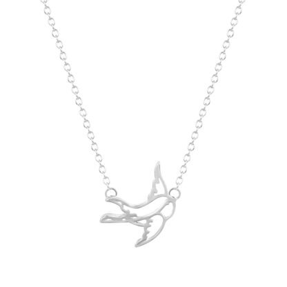 collier origami argenté bijoux origami