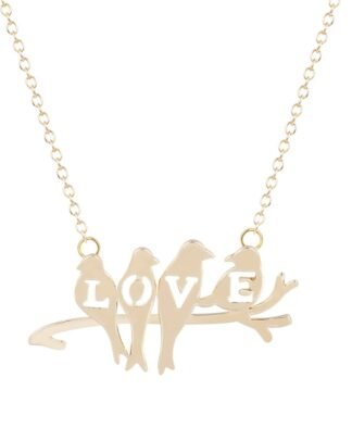 collier origami doré bijoux plaqué or