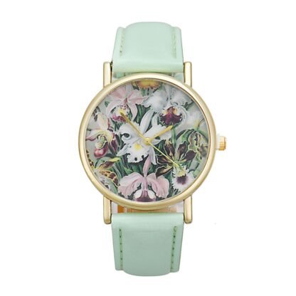 montre fleurs