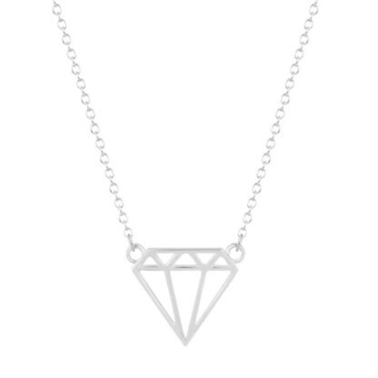 collier diamant argent -Bijoux créateur