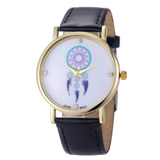 Montre attrape-rêve noire