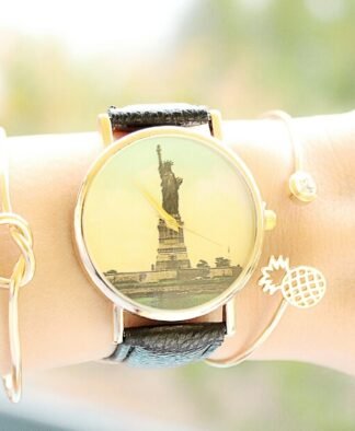 Montre new york noire