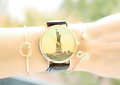 Montre new york noire