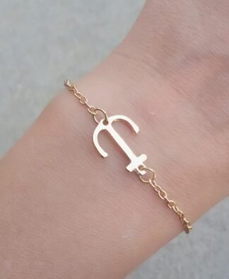 bracelet ancre or 2018.Idees cadeaux bijoux femme. Bijoux tendance 2017. Bracelet tendance 2017