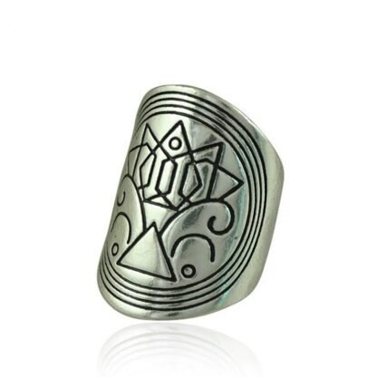 bague ethnique argent