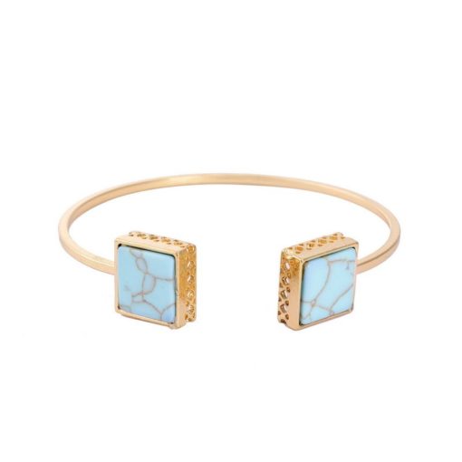Bracelet géométrique turquoise 2018