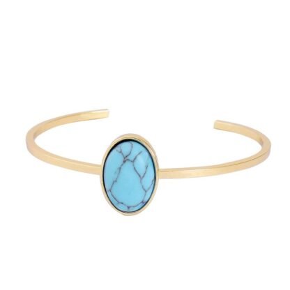 Bracelet géométrique turquoise Anne