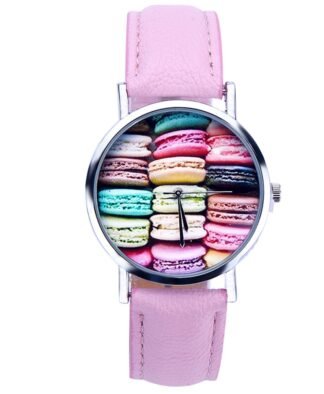 Montre gourmande macaron barbe a papa