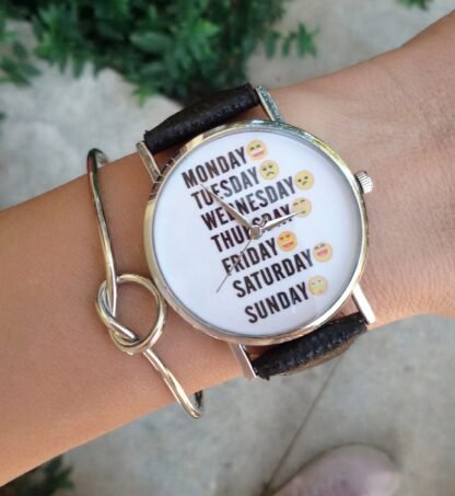 Montre originale femme noir
