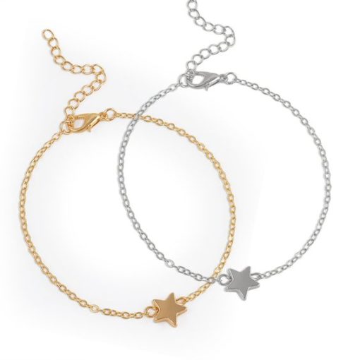 Bracelet étoile argent