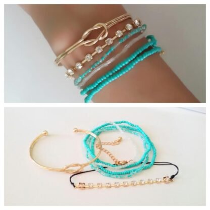 Ensemble de 6 bracelets tendance 2018