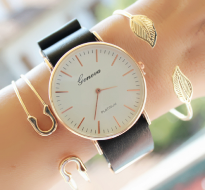 Montre cuir tendance hiver 2018