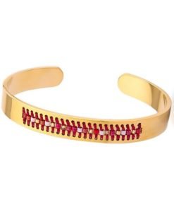 Bracelet jonc or perles 2018
