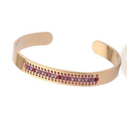 Bracelet jonc tendance 2018 -perles