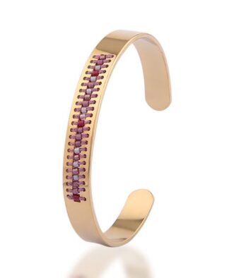 Bracelet jonc tendance 2018 -perles