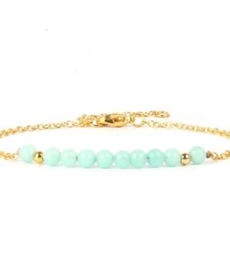 Bracelet cadeau femme- aigue marine