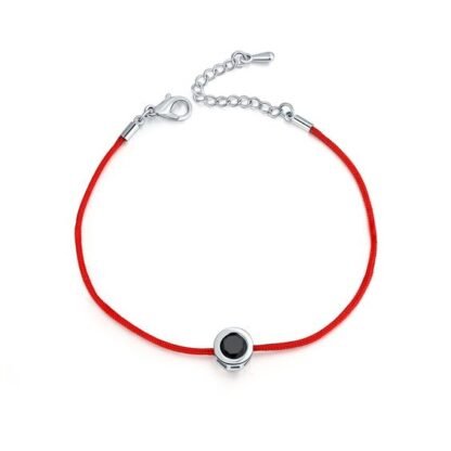 Cadeau anniversaire Femme- Bracelet swarovski noir