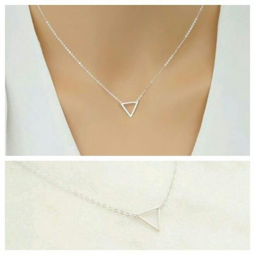 Idée cadeau femme- collier triangle