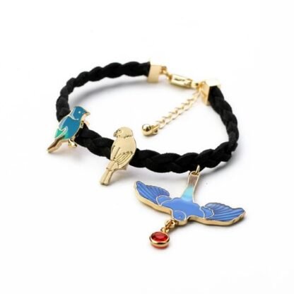 Bracelet cadeau anniversaire femme. Bracelet oiseau