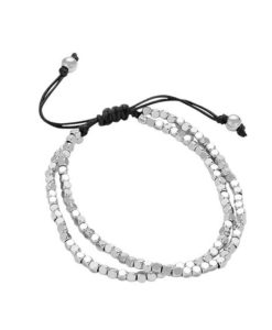 Bracelet perles argent - Idee cadeau femme