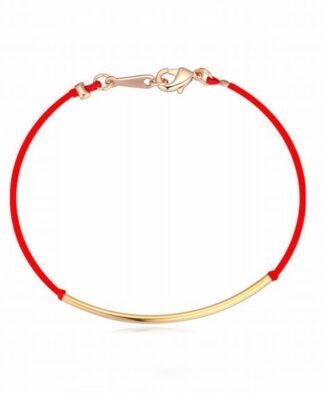 Bracelet tube or cordon rouge