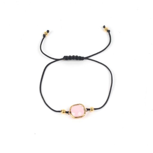 Idée cadeau femme-Bracelet pierre rose
