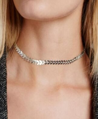 Collier ras de cou - argent