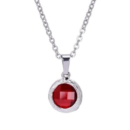 Collier pierre rouge tendance 2018