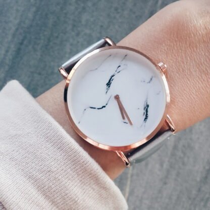 Montre effet marbre