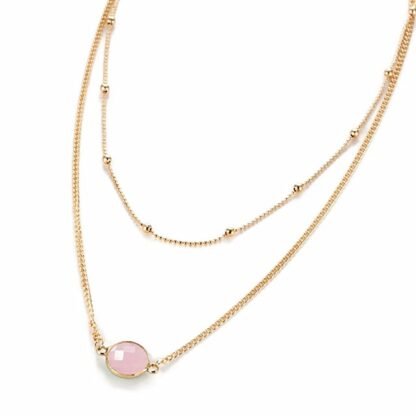 collier multi rangs or