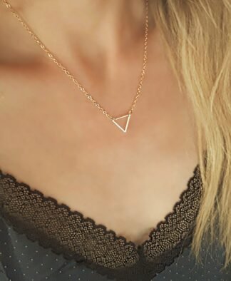 Colliers tendance 2018 -Collier triangle