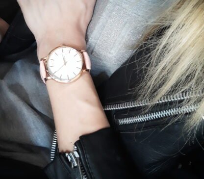 Montre tendance rose gold