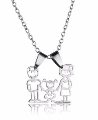 Collier famille pas cher