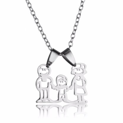 cadeau anniversaire mere collier famille