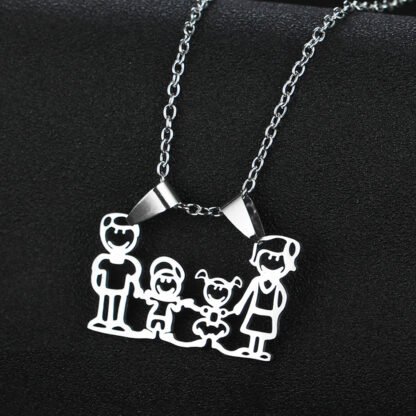 cadeau anniversaire pas cher maman collier famille