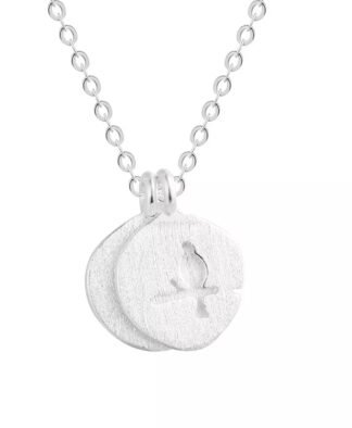 Collier médaille argent