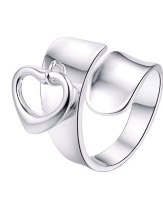 Bague pampille argent