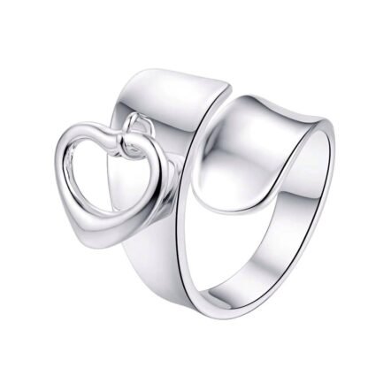 Bague pampille argent