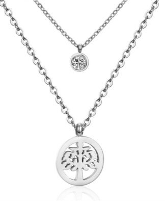 Collier multirang arbre de vie