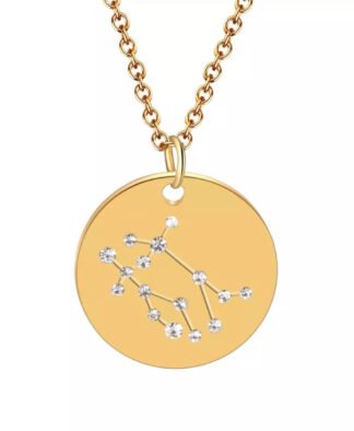 Collier constellation signe astrologique gemeaux